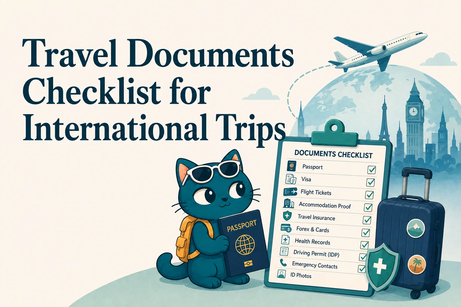 Travel Documents Checklist for International Trips