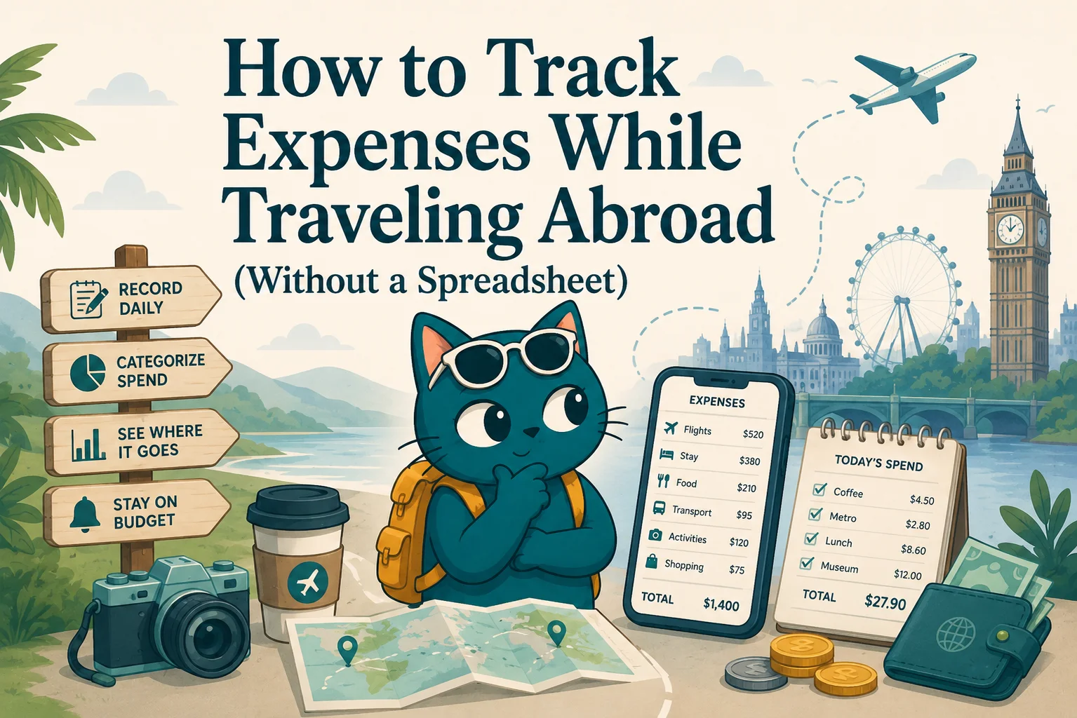 How to Track Expenses While Traveling Abroad (Without a Spreadsheet)